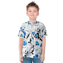 Floral Pattern Kids  Cotton Tee