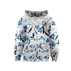 Floral Pattern Kids  Pullover Hoodie by Valentinaart