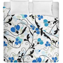 Floral Pattern Duvet Cover Double Side (king Size)