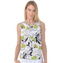 Floral pattern Women s Basketball Tank Top View1