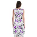 Floral pattern Sleeveless Chiffon Dress   View2