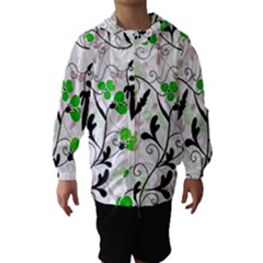 Floral Pattern Hooded Wind Breaker (kids)