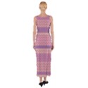 Pattern Fitted Maxi Dress View2