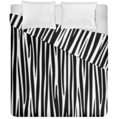 Zebra Pattern Duvet Cover Double Side (california King Size)