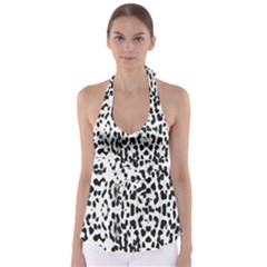 Animal Print Babydoll Tankini Top by Valentinaart