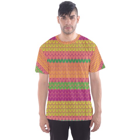 Pattern Men s Sport Mesh Tee by Valentinaart