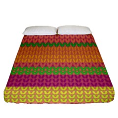 Pattern Fitted Sheet (queen Size)