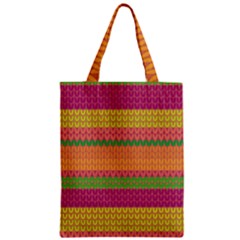 Pattern Zipper Classic Tote Bag by Valentinaart