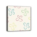 Flower Background Nature Floral Mini Canvas 4  x 4  View1