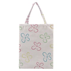 Flower Background Nature Floral Classic Tote Bag by Simbadda