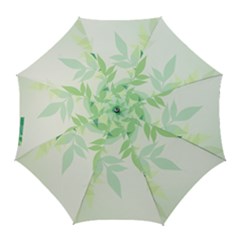 Spring Leaves Nature Light Golf Umbrellas