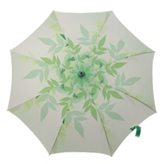 Spring Leaves Nature Light Hook Handle Umbrellas (medium) by Simbadda