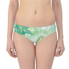 Spring Leaves Nature Light Hipster Bikini Bottoms by Simbadda