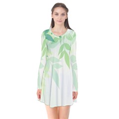 Spring Leaves Nature Light Flare Dress