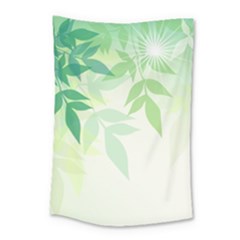 Spring Leaves Nature Light Small Tapestry