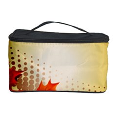 Background Leaves Dry Leaf Nature Cosmetic Storage Case