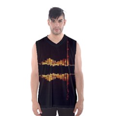 Waste Incineration Incinerator Men s Basketball Tank Top