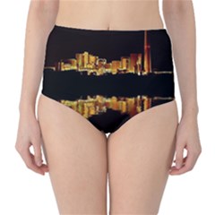 Waste Incineration Incinerator High-waist Bikini Bottoms by Simbadda