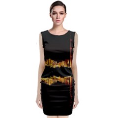 Waste Incineration Incinerator Classic Sleeveless Midi Dress by Simbadda