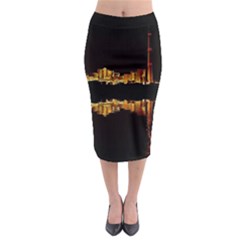 Waste Incineration Incinerator Midi Pencil Skirt