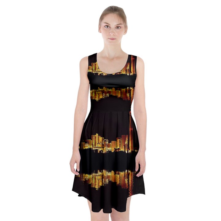 Waste Incineration Incinerator Racerback Midi Dress