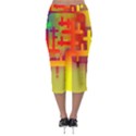 Binary Binary Code Binary System Midi Pencil Skirt View2