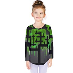 Binary Binary Code Binary System Kids  Long Sleeve Tee