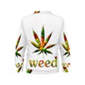 Marijuana Leaf Bright Graphic Kids  Sweatshirt View2