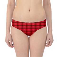 Red And Black Hipster Bikini Bottoms