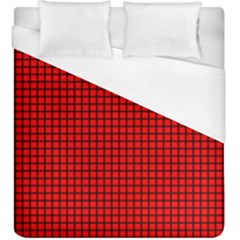 Red And Black Duvet Cover (king Size)