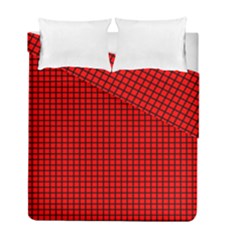 Red And Black Duvet Cover Double Side (full/ Double Size)