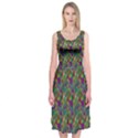 Pattern Abstract Paisley Swirls Midi Sleeveless Dress View1