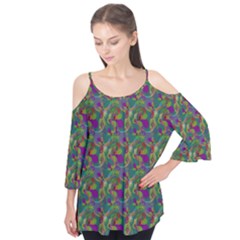 Pattern Abstract Paisley Swirls Flutter Tees