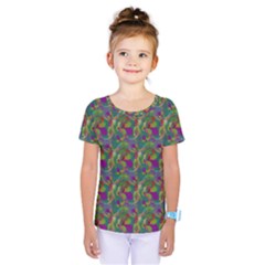 Pattern Abstract Paisley Swirls Kids  One Piece Tee