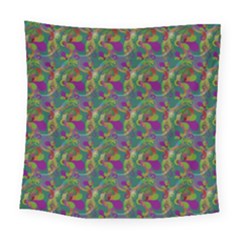 Pattern Abstract Paisley Swirls Square Tapestry (large)