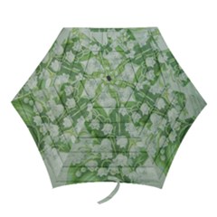 On Wood May Lily Of The Valley Mini Folding Umbrellas by Simbadda