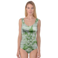 On Wood May Lily Of The Valley Princess Tank Leotard  by Simbadda