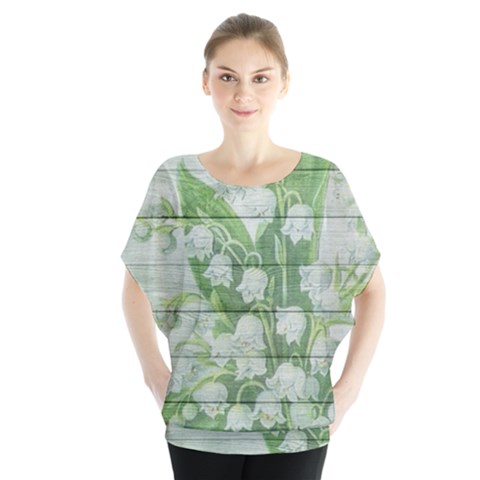 On Wood May Lily Of The Valley Blouse by Simbadda