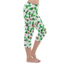 Leaves True Leaves Autumn Green Capri Yoga Leggings View3