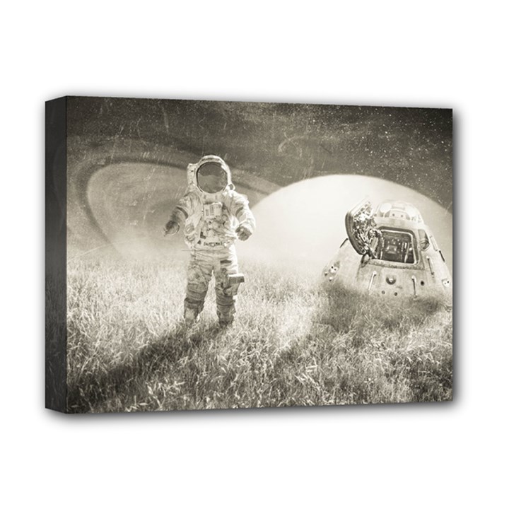 Astronaut Space Travel Space Deluxe Canvas 16  x 12  