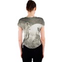 Astronaut Space Travel Space Crew Neck Crop Top View2