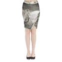 Astronaut Space Travel Space Midi Wrap Pencil Skirt View1