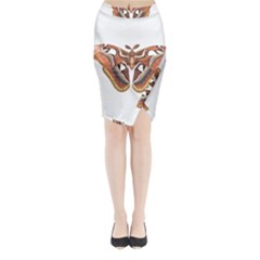 Butterfly Animal Insect Isolated Midi Wrap Pencil Skirt by Simbadda