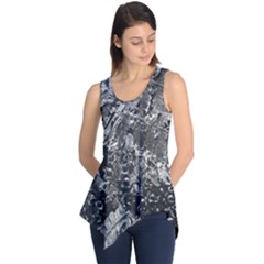 Fern Raindrops Spiderweb Cobweb Sleeveless Tunic by Simbadda