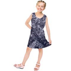 Fern Raindrops Spiderweb Cobweb Kids  Tunic Dress by Simbadda