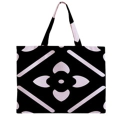 Pattern Background Zipper Mini Tote Bag