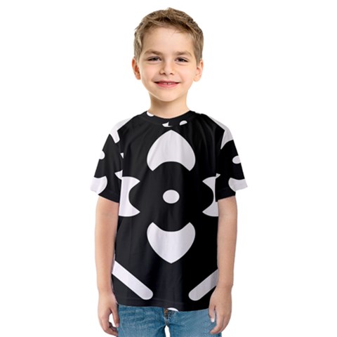 Pattern Background Kids  Sport Mesh Tee by Simbadda