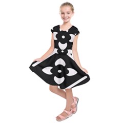 Pattern Background Kids  Short Sleeve Dress