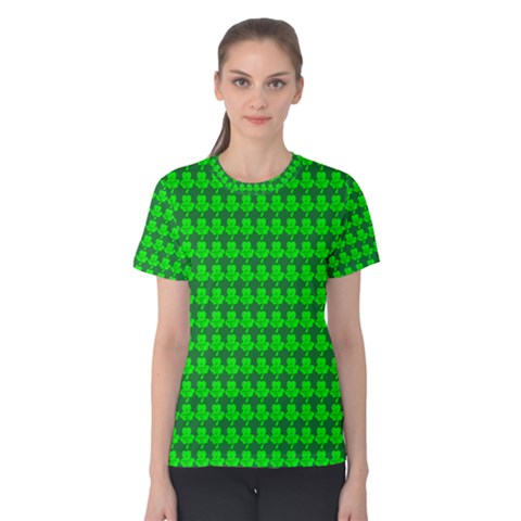 St  Patricks Day Green Women s Cotton Tee by PhotoNOLA