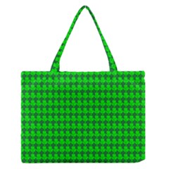 St  Patricks Day Green Medium Zipper Tote Bag by PhotoNOLA